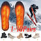 USB Heated Shoe Insoles Electric Foot Warming Pad Feet Warmer Heating Insole Winter Outdoor Sports 1