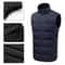 Unisex Heated Vest Winter 9Area Heating StandUp Collar Outdoor Sports Jacket Vest Power Bank Not In 4