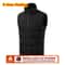 Unisex Heated Vest Winter 9Area Heating StandUp Collar Outdoor Sports Jacket Vest Power Bank Not In 6