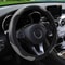 CarbonTrim PU Leather Car Steering Wheel Cover Fit 14515 Wheels No Inner Ring 10