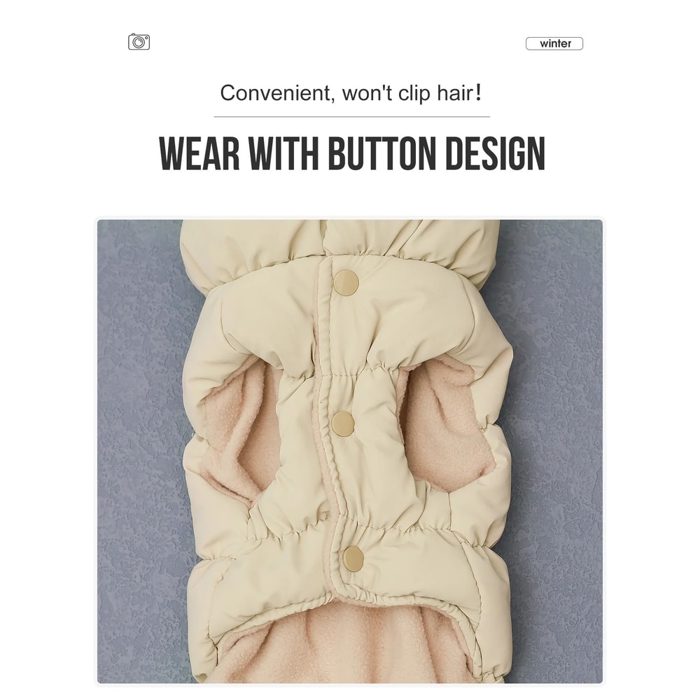 CozyShield 3 Layer Dog Jacket For Small And Medium Dogs 5