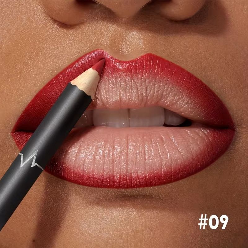 HydraTint 12Color Waterproof Matte Lipliner Pencil Set Red Contour LongLasting Lip Tint 11