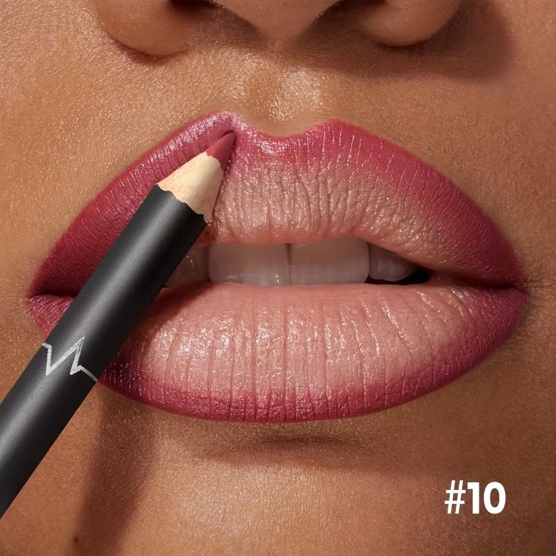 HydraTint 12Color Waterproof Matte Lipliner Pencil Set Red Contour LongLasting Lip Tint 12