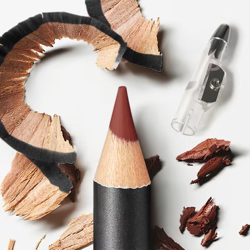 HydraTint 12Color Waterproof Matte Lipliner Pencil Set Red Contour LongLasting Lip Tint 1