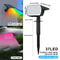 SolarGlow RGB Outdoor Spotlight 37 LED Waterproof Landscape Wall Light 7