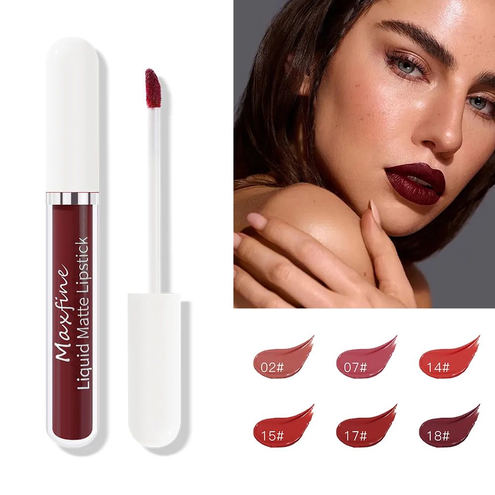 Waterproof Velvet Matte Liquid Lipstick Long Lasting Moisturizing Lip Glaze 3