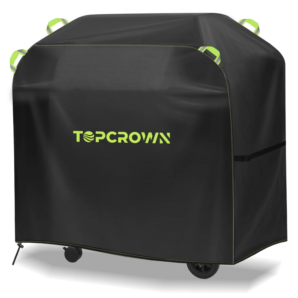 Heavy Duty BBQ Grill Cover In Oxford Fabric With Reflective Strips Waterproof And UV Resistant 0