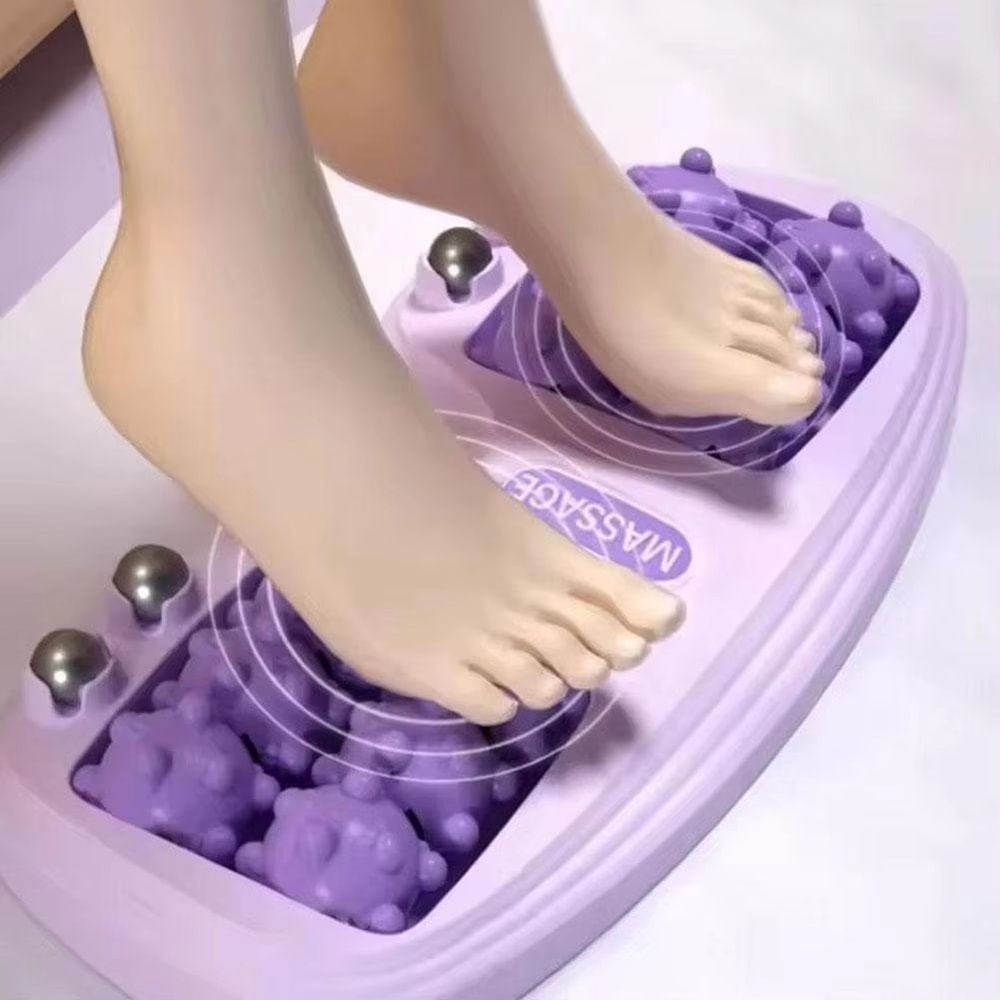 Portable Dual Foot Massage Roller With Cat Claw Therapy And Magnetic Stimulation 3