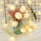 Battery Operated Rose Flower String Lights 984ft 20 LEDs Romantic Artificial Rose Garland 5