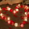 Battery Operated Rose Flower String Lights 984ft 20 LEDs Romantic Artificial Rose Garland 6