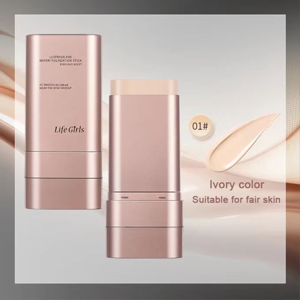 Life Girls Double Ended Foundation Stick With Brush Cream Concealer Coverage Natural Long Wear Fini 7