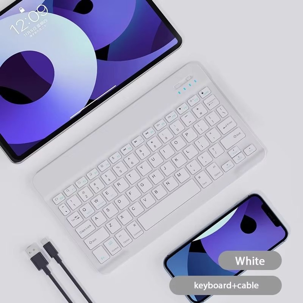 10in Magnetic Tablet Keyboard With Bluetooth Rechargeable Design For IPad And Tablets 11