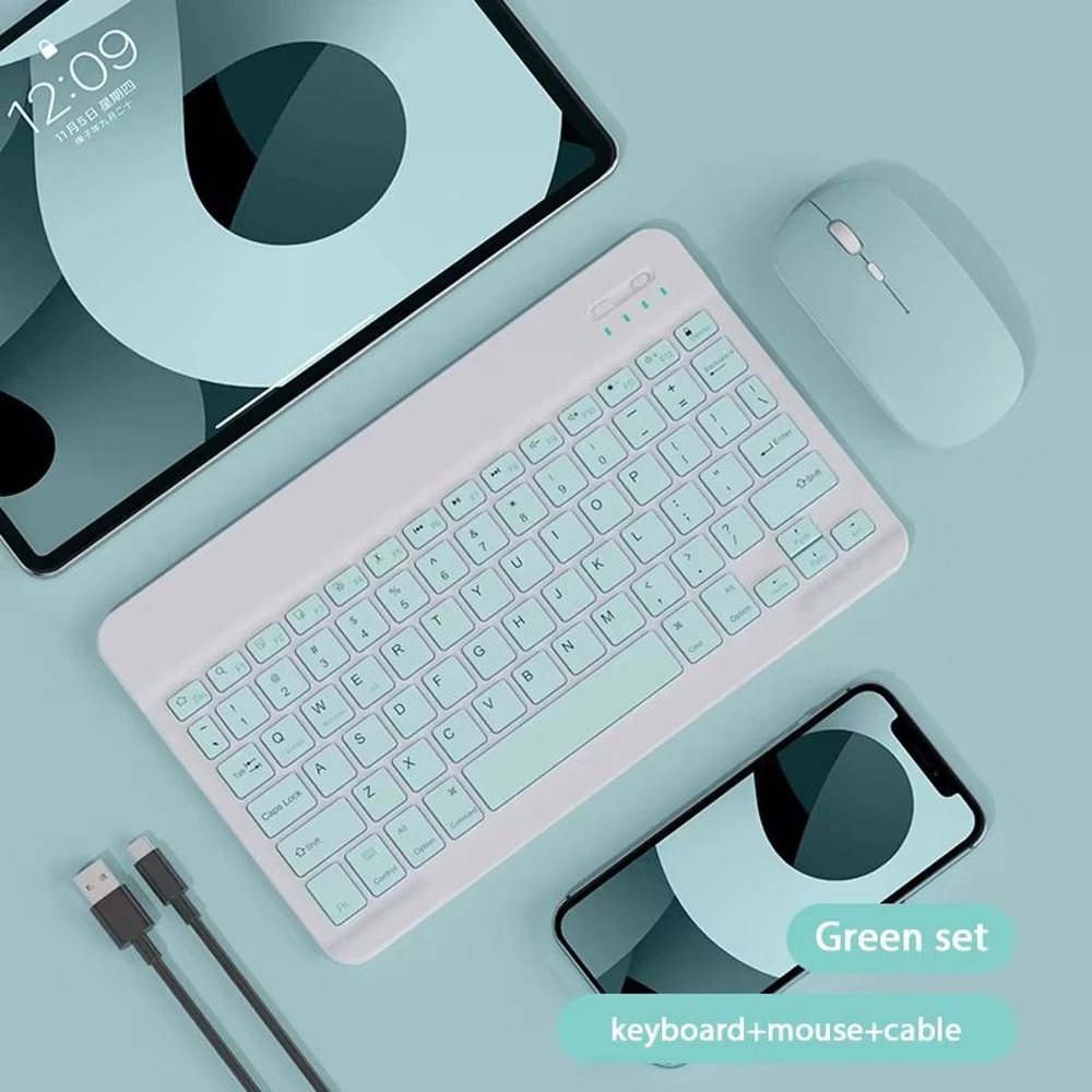 10in Magnetic Tablet Keyboard With Bluetooth Rechargeable Design For IPad And Tablets 14