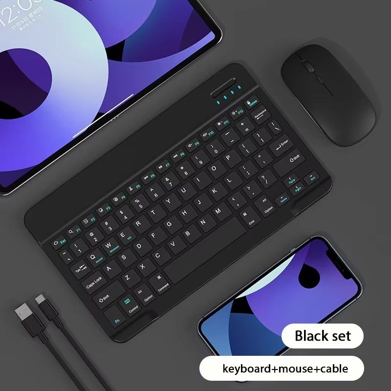 10in Magnetic Tablet Keyboard With Bluetooth Rechargeable Design For IPad And Tablets 19