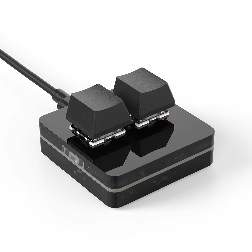 RGB 3 Key Programmable Macropad With Knob Hot Swap Macro Keypad For Photoshop And Multimedia 6