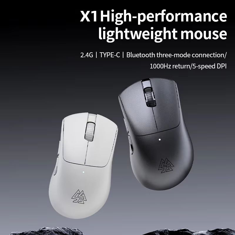 SOREX X1 Tri Mode Wireless Gaming Mouse Bluetooth 50 1000Hz Polling 6400 DPI Lightweight Control 5