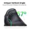 UGREEN Wireless Vertical Mouse With Bluetooth 50 And 24G 4000 DPI 6 Silent Buttons For MacBook And 1