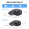 Rapoo MT760L Or MT760M Multi Mode Rechargeable Wireless Mouse Ergonomic 4000 DPI Multi Device Bluet 5
