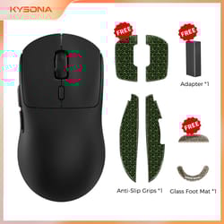 kysona m600 v2 ultralight wireless gaming mouse 55g paw3395 26000 dpi precision