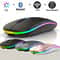 Dual Mode Bluetooth Mouse And 24GHz Rechargeable Wireless Mouse With RGB Lights And Silent Click 0