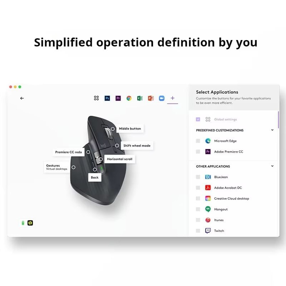 Logitech MX Master 3S Ergonomic Wireless Bluetooth Mouse With Quiet Clicks And MagSpeed Scrolling 5