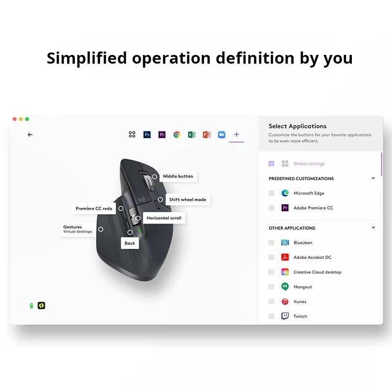 Logitech MX Master 3S Ergonomic Wireless Bluetooth Mouse With Quiet Clicks And MagSpeed Scrolling 5