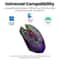 Bluetooth 52 Dual Mode RGB Wireless Gaming Mouse With Silent Click And Rechargeable Battery 5