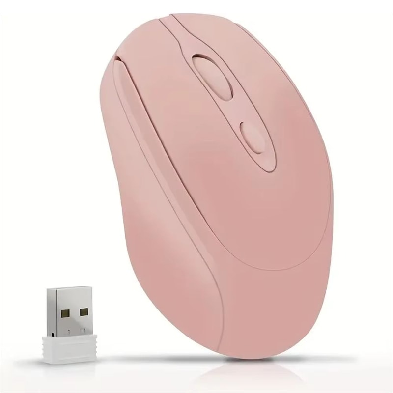 Dual Mode Wireless Mouse With Bluetooth And 24G USB Rechargeable Silent Click For PC MacBook Laptop 9