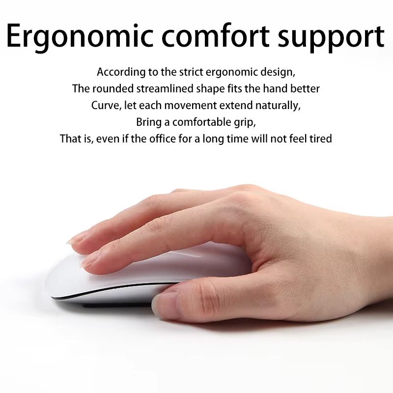 Magic 3 Slim Wireless Bluetooth Mouse With Multi Touch Gestures Rechargeable For MacBook And Window 1