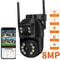 8MP 4K PTZ Dual Lens Security Camera With Dual Screen View And AI Human Detection Camera For Outdoo 0
