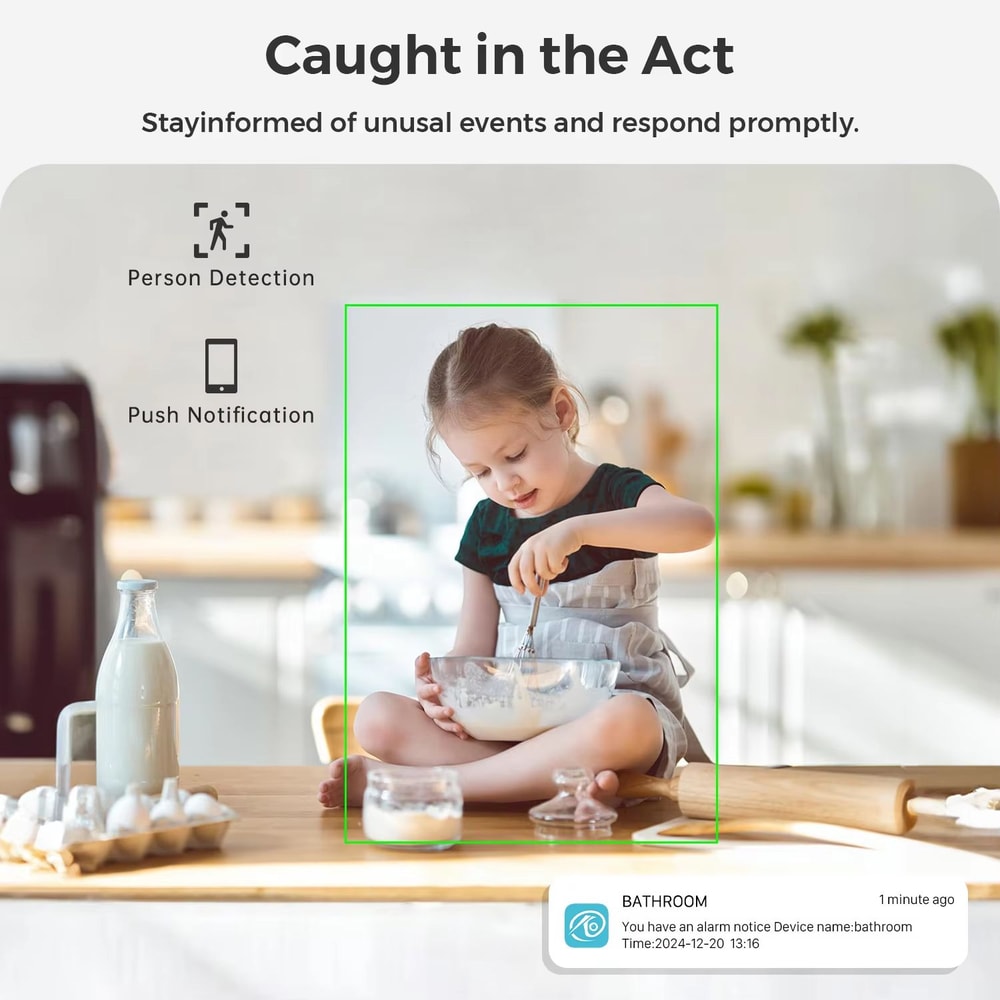 OKam Pro 5MP Mini WiFi IP Camera 2400mAh Rechargeable PTZ With Human Detection And 5X Zoom 2