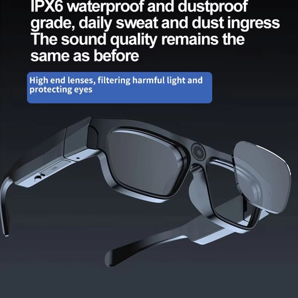 4K Bluetooth Smart Glasses Camera With HD Video Recording 1