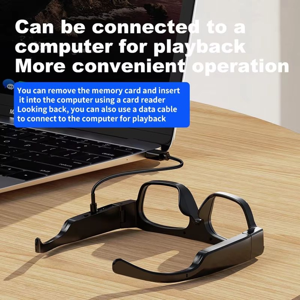 4K Bluetooth Smart Glasses Camera With HD Video Recording 3