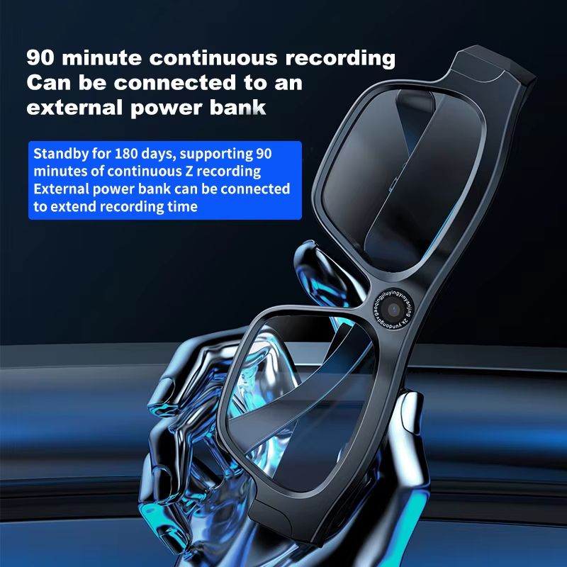 4K Bluetooth Smart Glasses Camera With HD Video Recording 4