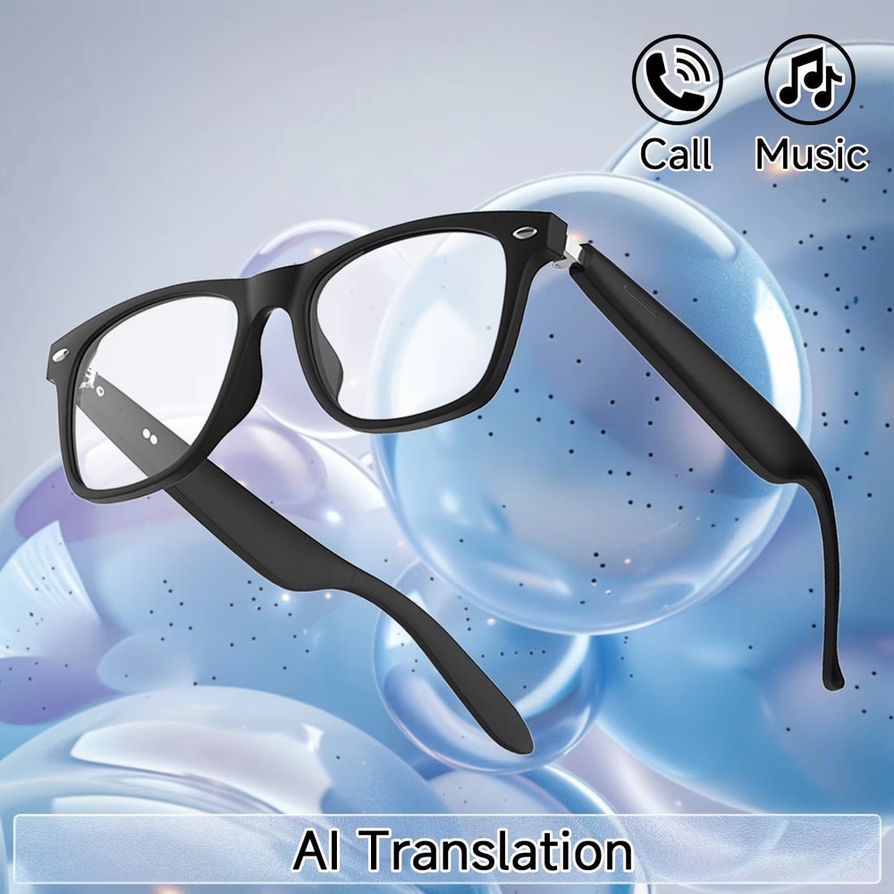 2025 AI Translation Smart Glasses With Bluetooth Calls And Camera Control 8