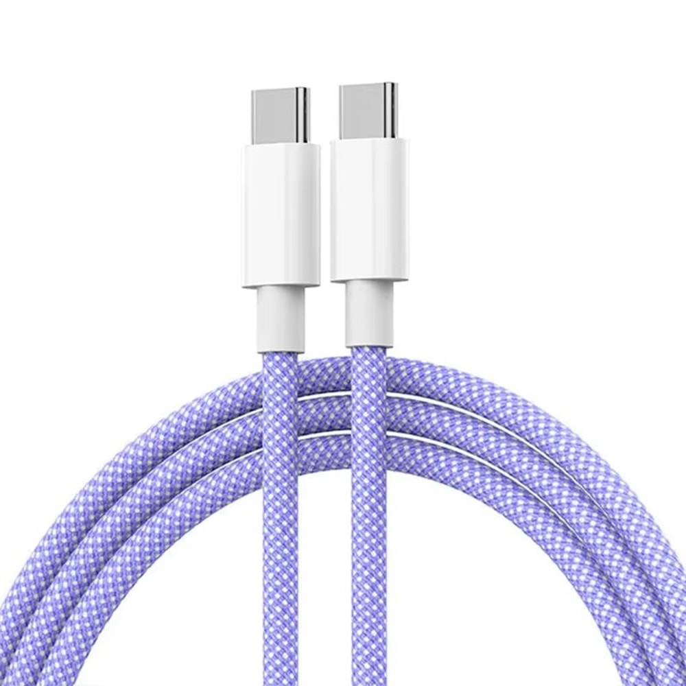 PD 60W USB C To USB C Braided Fast Charging Cable For IPhone 15 And Android 9
