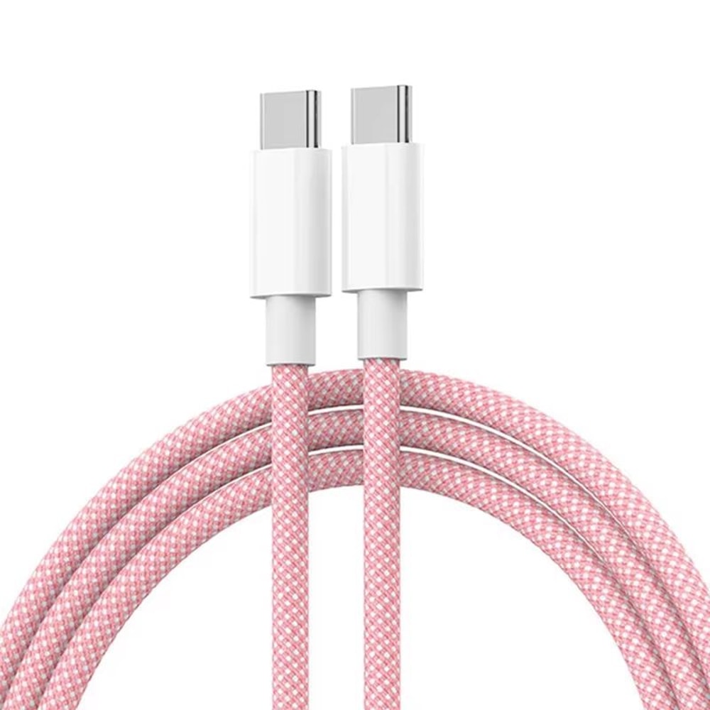 PD 60W USB C To USB C Braided Fast Charging Cable For IPhone 15 And Android 10