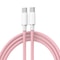 PD 60W USB C To USB C Braided Fast Charging Cable For IPhone 15 And Android 10
