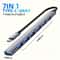 Aluminum 7 In 1 USB C Hub With USB 30 4 USB 20 And Dual USB C Ports 4
