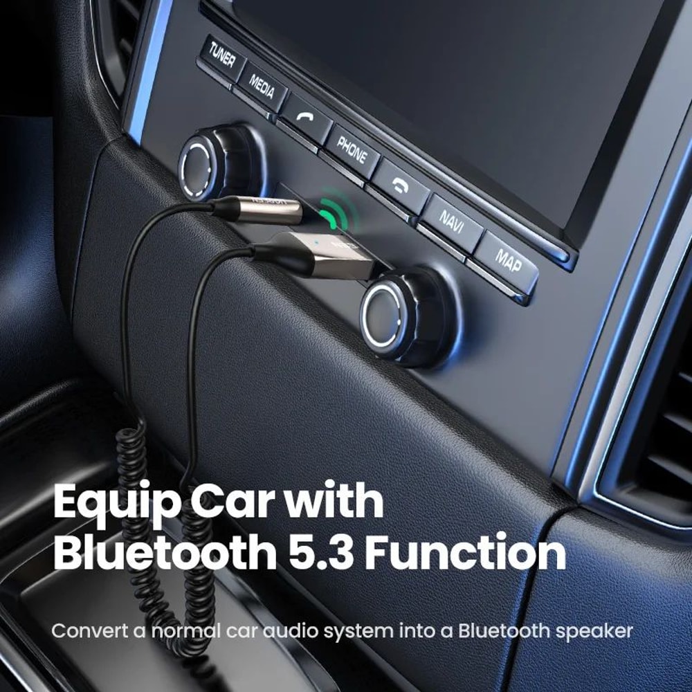 Bluetooth 53 AUX Bluetooth Receiver 35mm Hands Free Car Bluetooth Adapter For Wireless Music And Ca 1