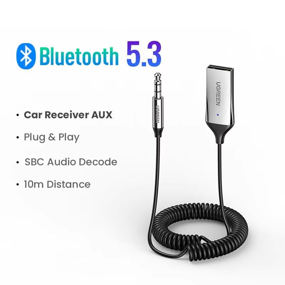 Bluetooth 53 AUX Bluetooth Receiver 35mm Hands Free Car Bluetooth Adapter For Wireless Music And Ca 7