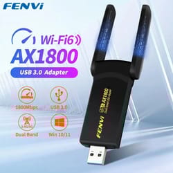 fenvi ax1800 wifi 6 usb adapter dual band usb wifi adapter 2.4ghz and 5ghz usb 3.0 wireless network dongle for pc