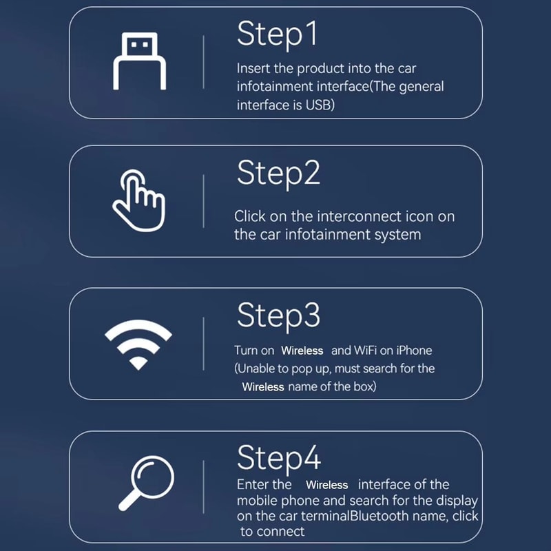 Smart AI Box Wireless CarPlay Adapter And Android Auto Wireless Adapter Plug And Play Multimedia Up 5