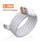 120W USB C Fast Charging Cable 10A Quick Charge Data Cable For Huawei Samsung Xiaomi 9