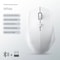 Bluetooth 52 Dual Mode Wireless Mouse Rechargeable Silent 1600 DPI Mouse For Laptop And Desktop 8