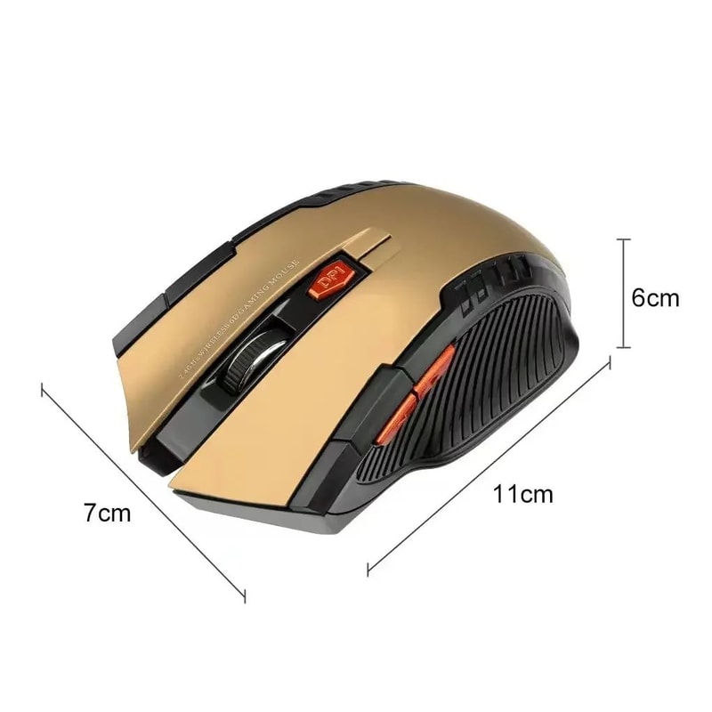 113 24GHz Wireless Optical Mouse 6 Button Portable USB Receiver Mouse For Laptop And Desktop 3