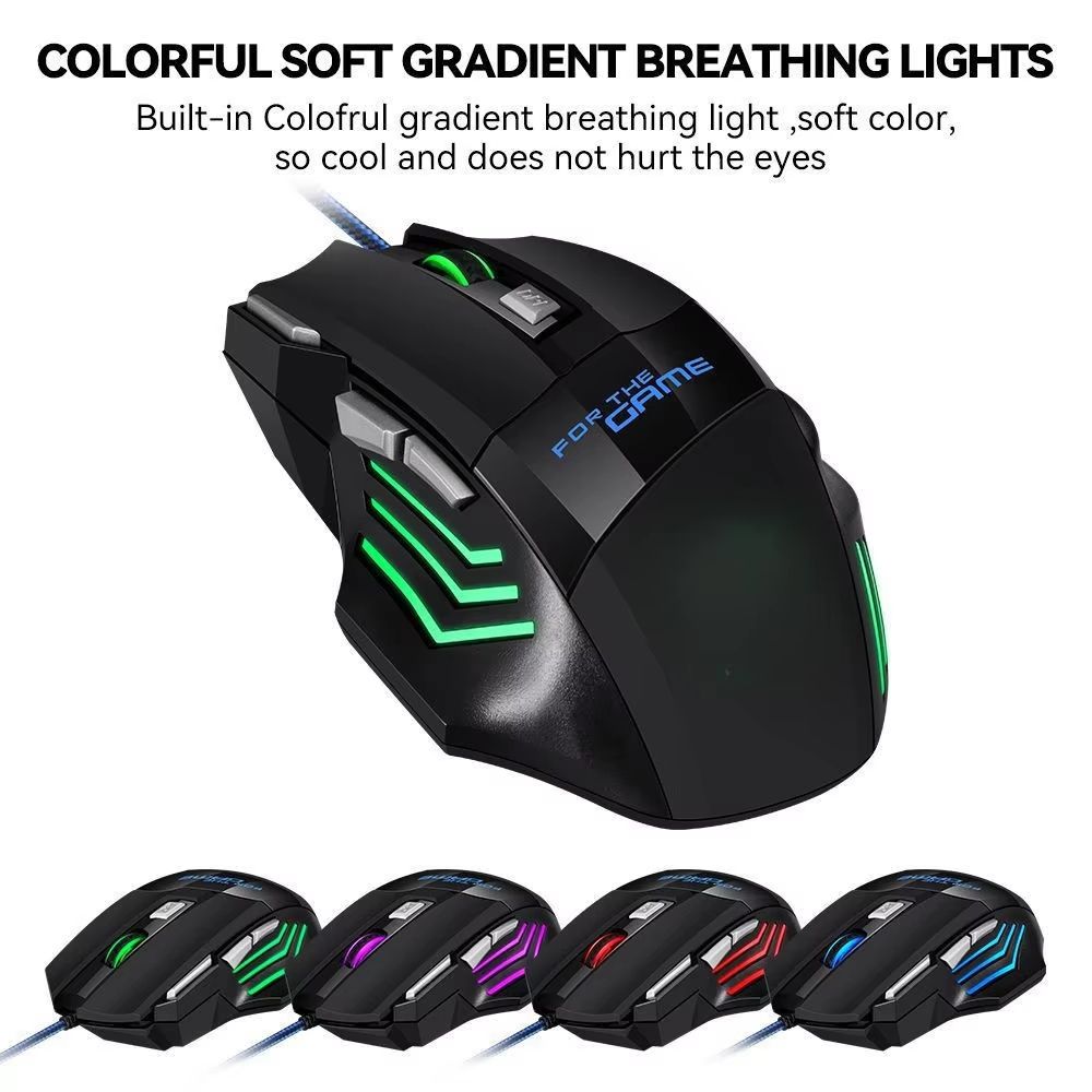 Hyperspeed RGB Wired Gaming Mouse 7 Button Ergonomic Esports Mouse For PC And Laptop 1