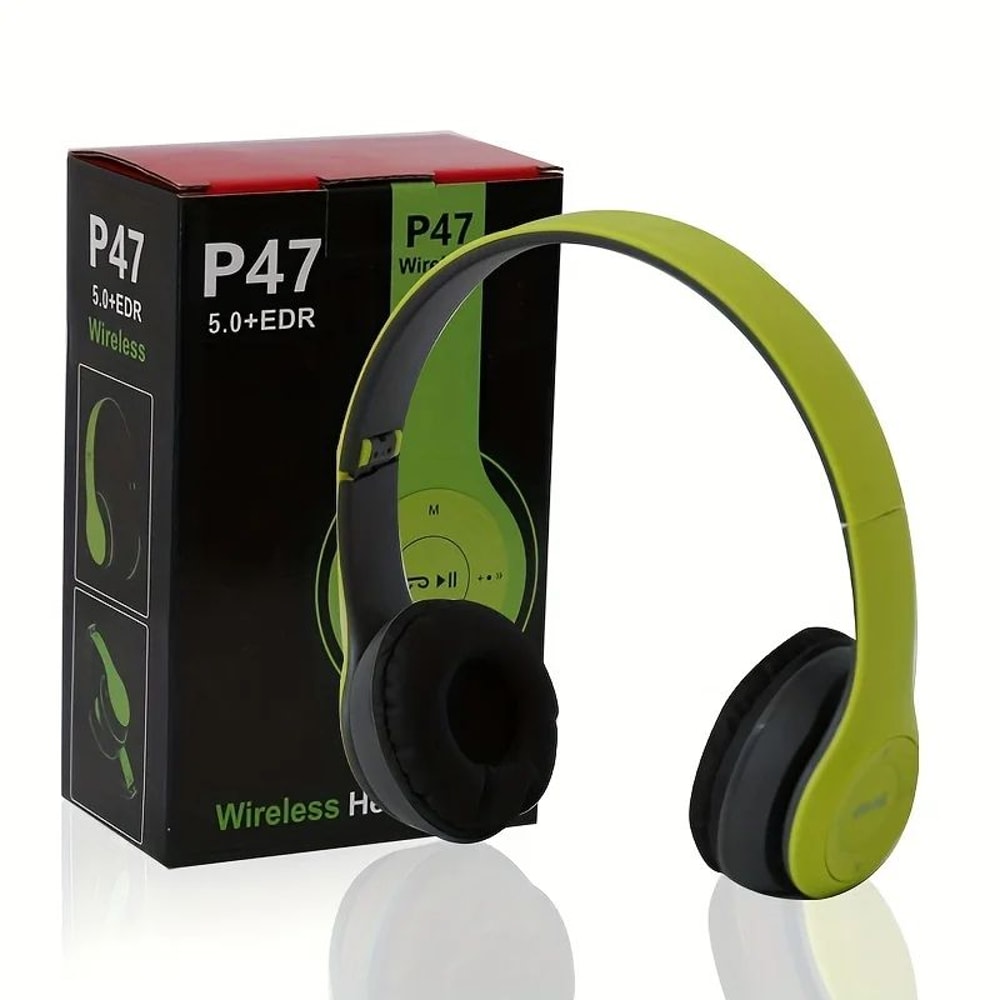 P47 Foldable Bluetooth Wireless Headphones Stereo Over Ear Sports And Gaming Headset 5