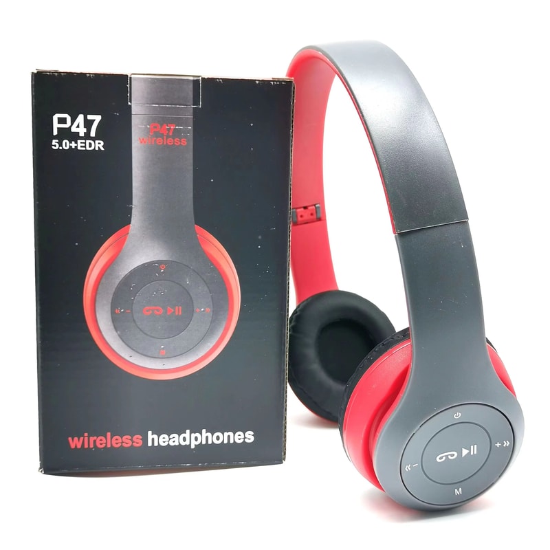 P47 Foldable Bluetooth Wireless Headphones Stereo Over Ear Sports And Gaming Headset 7