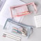Kawaii Transparent Pencil Case Large Capacity Clear Stationery Organizer Pouch 1
